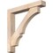Ekena Millwork Balboa Block Smooth Bracket w/ Offset Brace, Douglas Fir, 5 1/2"W x 34"D x 34"H BKT0604X34X34BOA05SDF - alternate 1